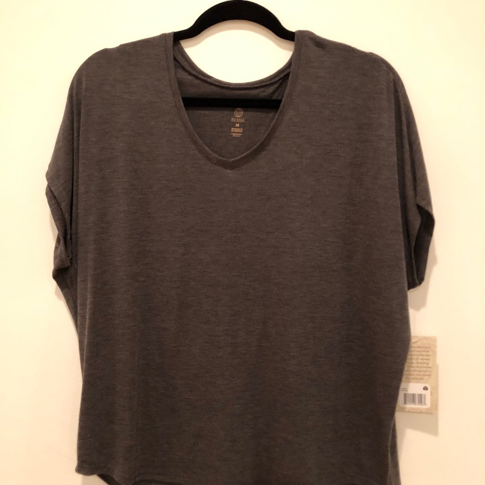 Flowy open back yoga top